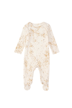 Soft Gallery Nat Bodysuit, AOP mini splash - Fluffy sky, cream